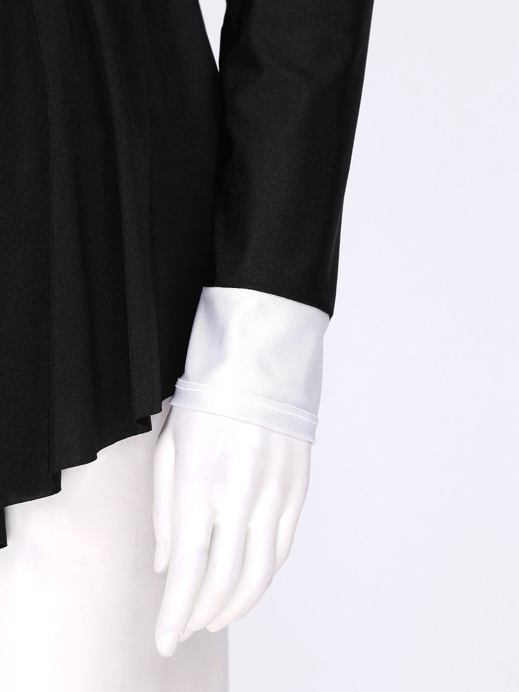 The Stardust Showgirl Tuxedo Leotard Dress – Luxury Long Sleeve Latin Dance & Stage Wear