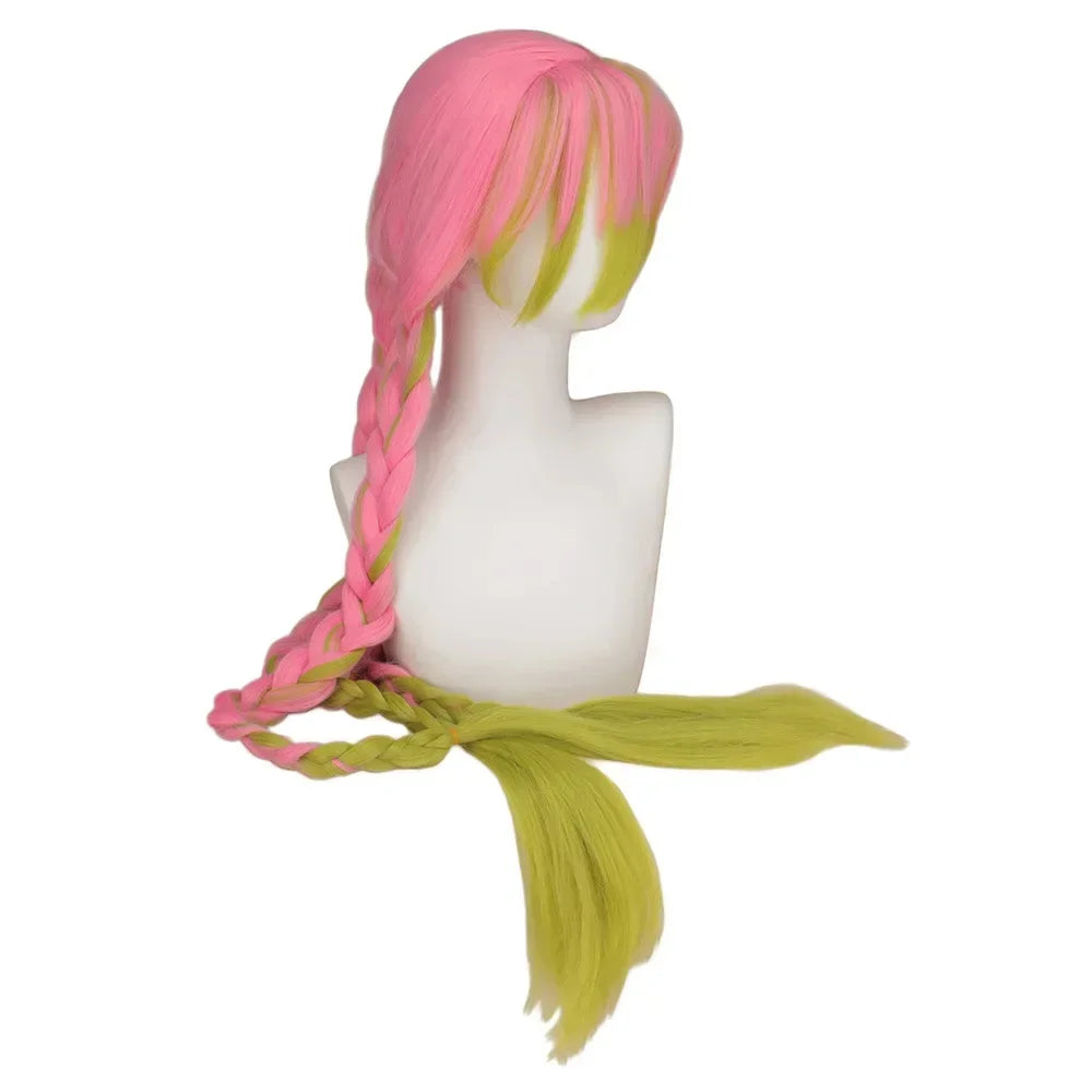 Kanroji Mitsuri Cosplay Costume with Wig & Haori
