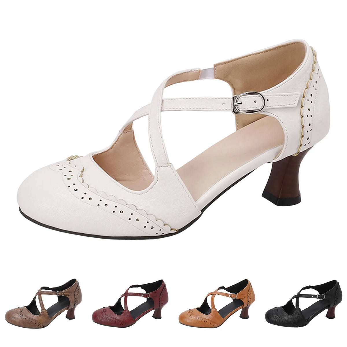 The Stardust Sweetheart Mary Jane – Vintage Cabaret Dance Pump