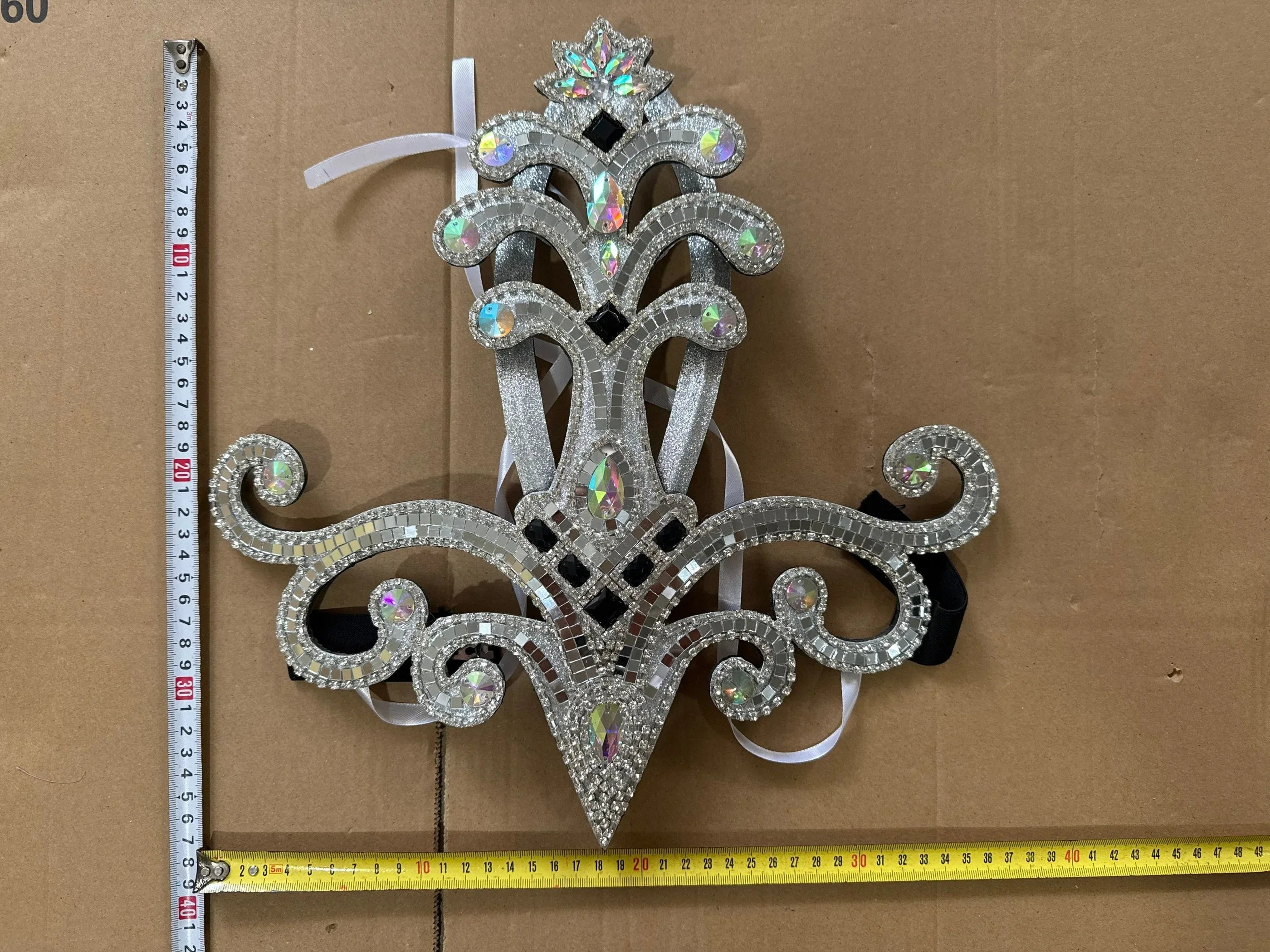 The Stardust Samba Queen – Premium Feathers & Rhinestones Carnival Headdress