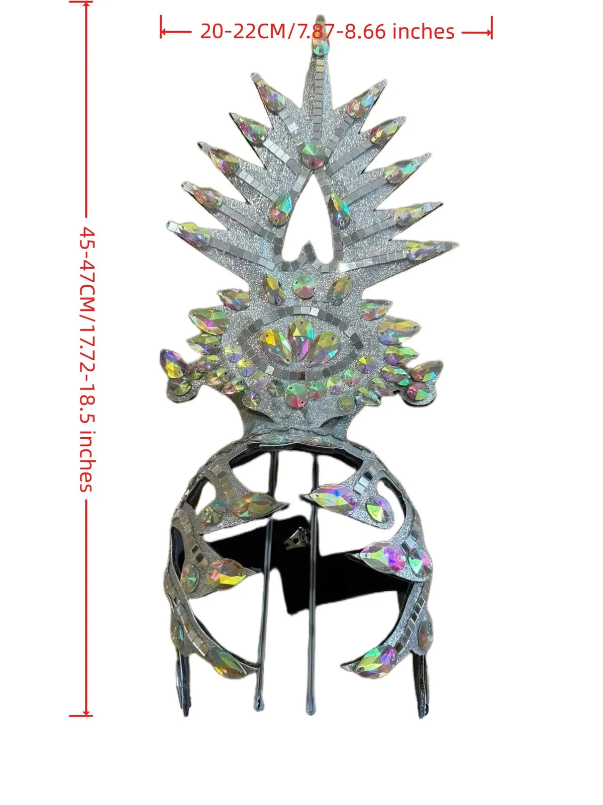 The Stardust Dionysia – Carnival & Samba Feathered Masque Ball Crown