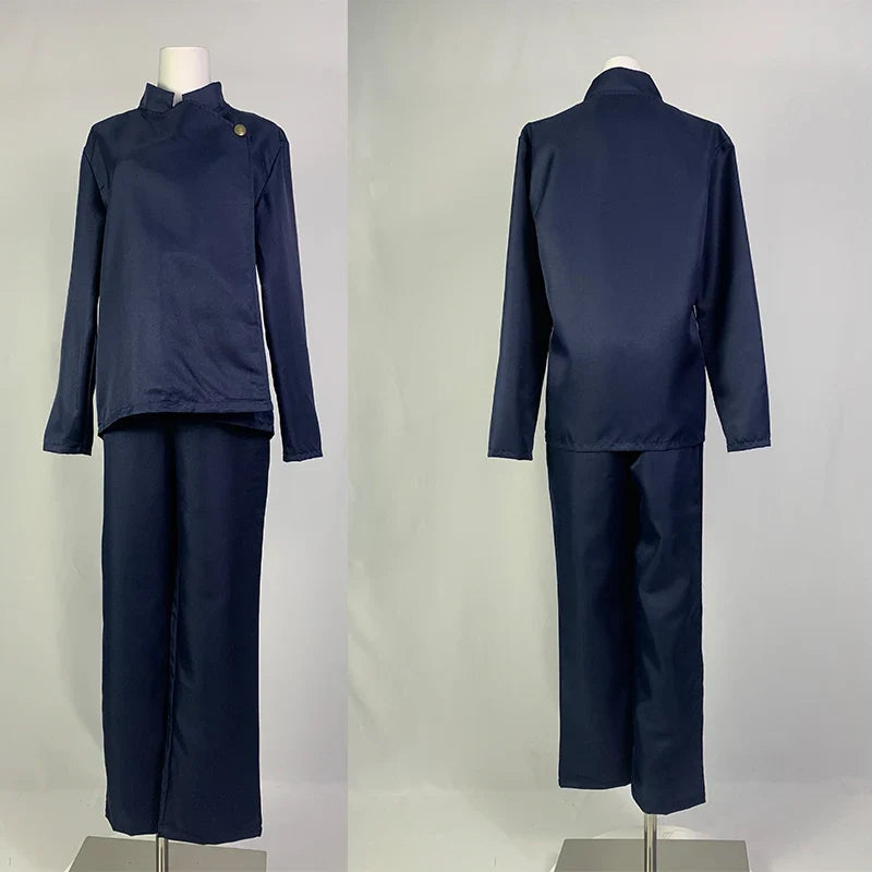 Gojo Satoru Cosplay Costume – Anime High School Uniform Set