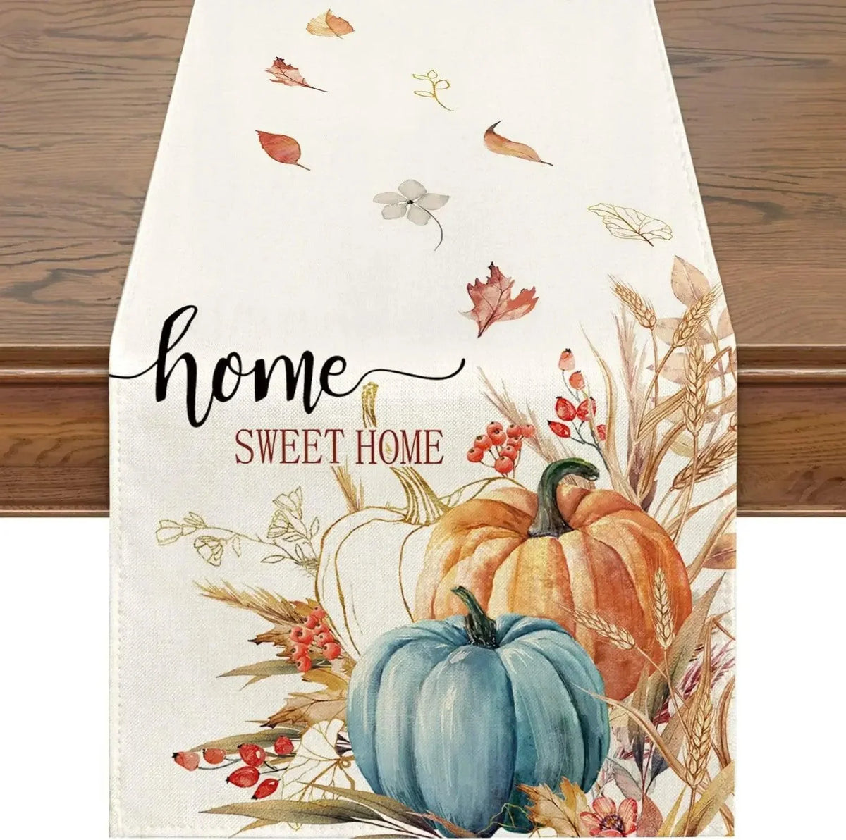 Autumn Thanksgiving Table Runners, 72 to 108 in