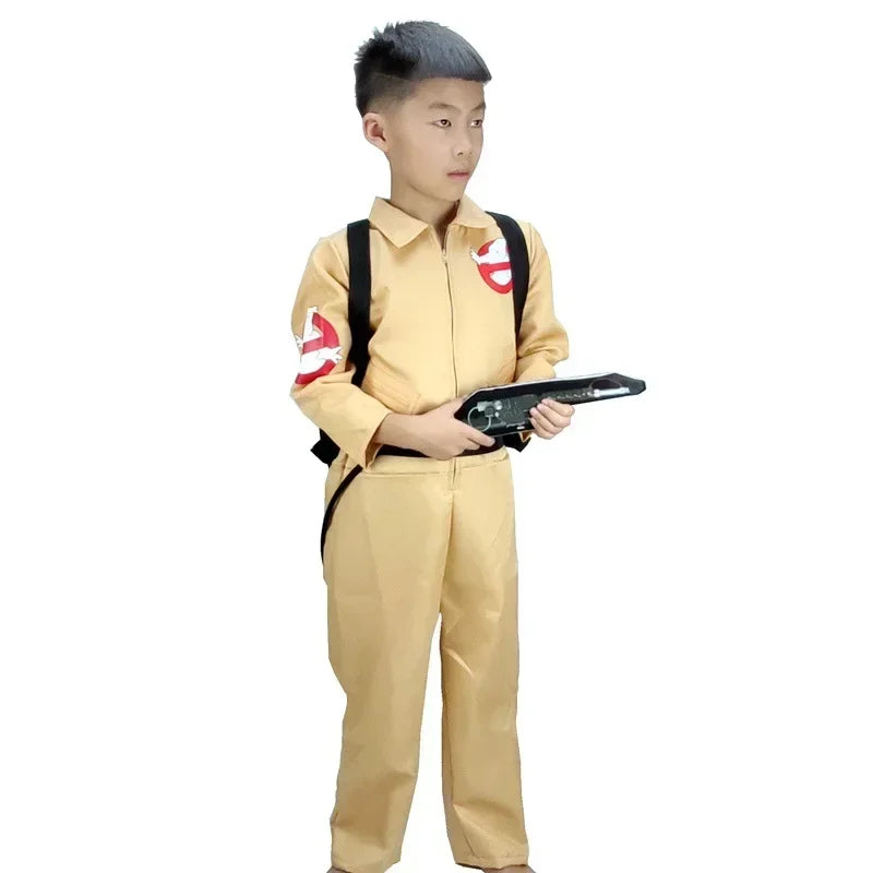 Ghostbusters Cosplay Costume with Proton Pack – Kids & Adult Outfit