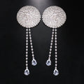 Dazzling Crystal Tassel Nipple Pasties & Statement Chest Body Jewelry