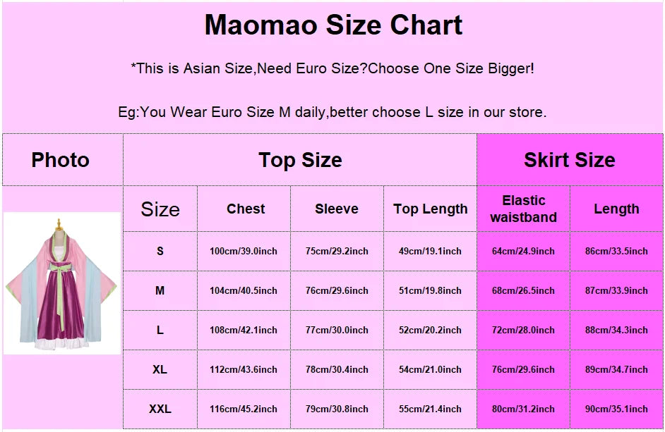 Maomao Anime Cosplay Costume – Pink Dress Outfit Set