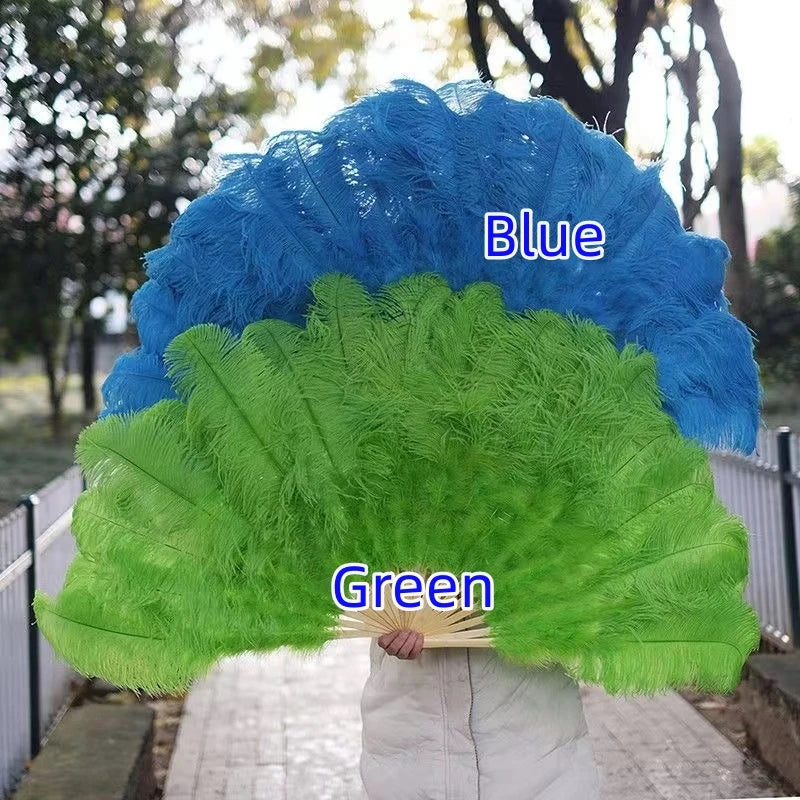 100CM Ostrich Feather Fans