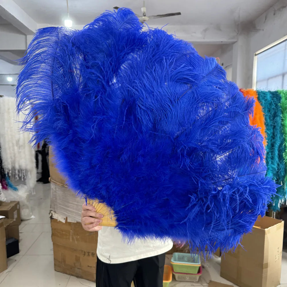 100CM Ostrich Feather Fans