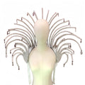 Curved Multi-Arm Backpiece Frame with Attachment Loops