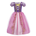 Long Hair Princess Halloween Dress Kids Cosplay Party Outfit