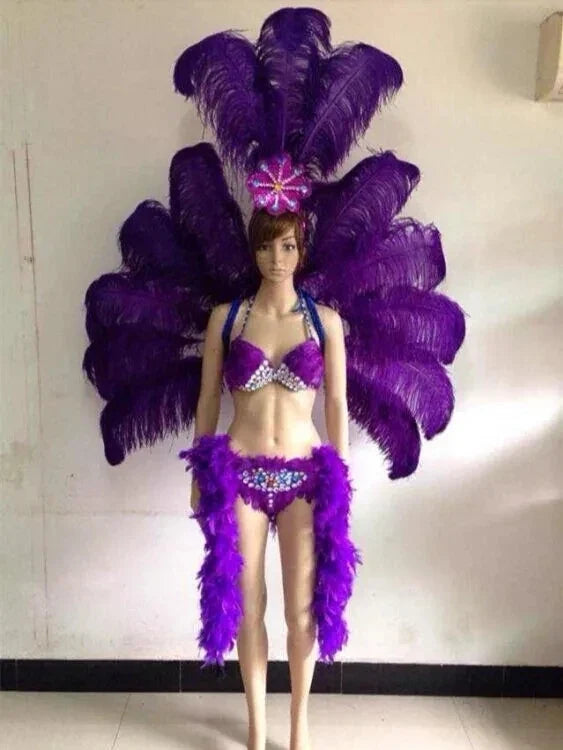 The Stardust Victoria Sovereign – Deluxe Angel Feather Wing & Headdress Stage Costume Set