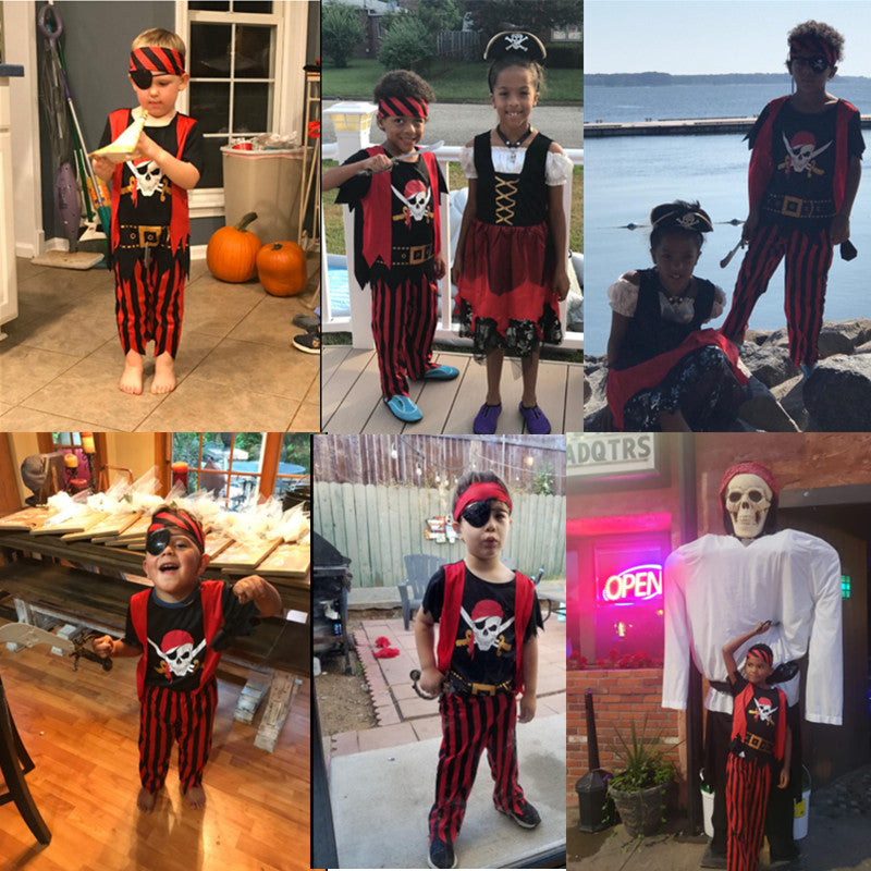 Kids Pirate Captain Costume Set – Adventure Dress Up Outfit