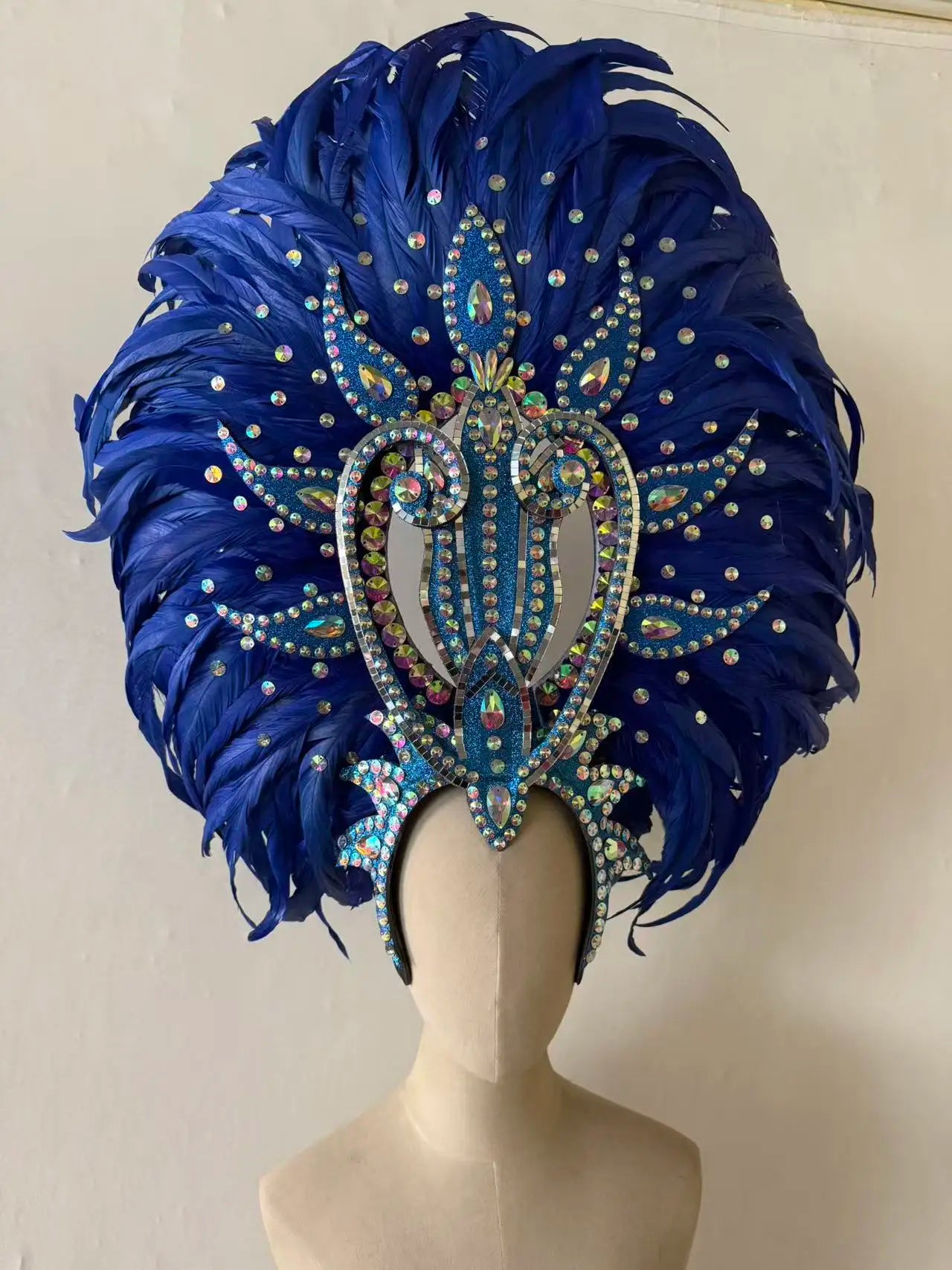 The Stardust Copacabana Feather Crown – Samba Parade Headdress