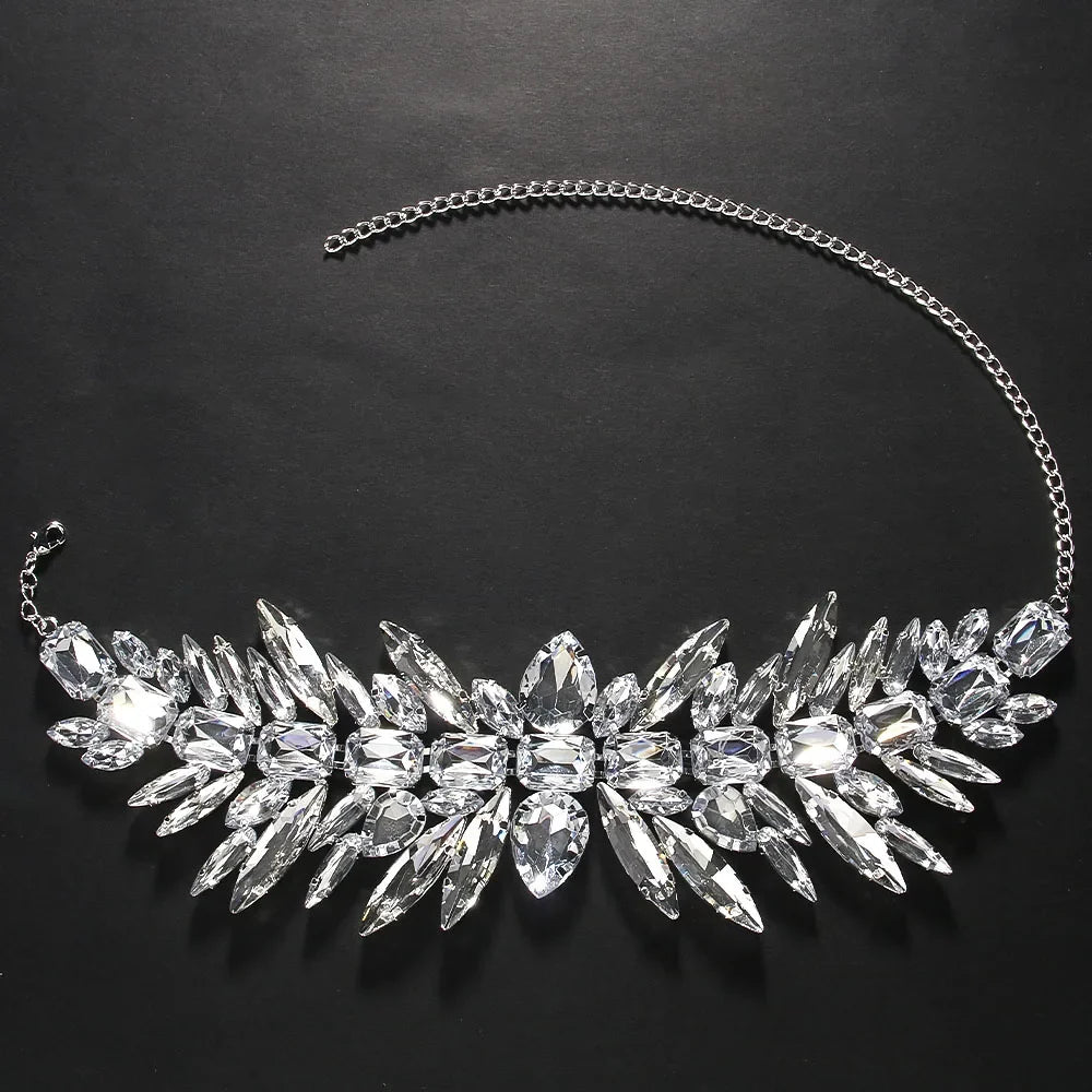 Crystal Rhinestone Choker Necklace