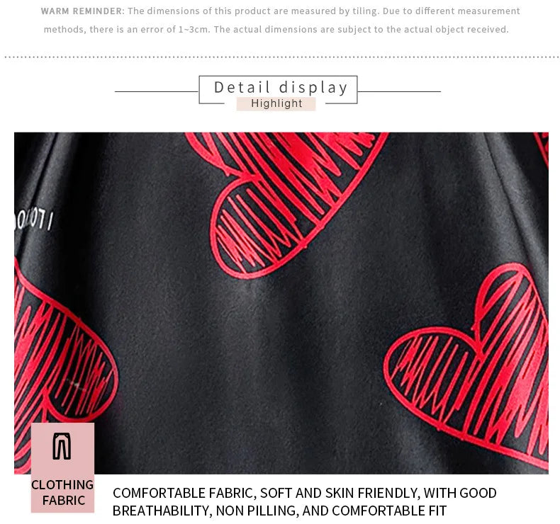 Valentine's Day Red Lip Print Satin Slip Nightdress V Neck Backless Mini Sleep Dress Women's Sleepwear Dresses