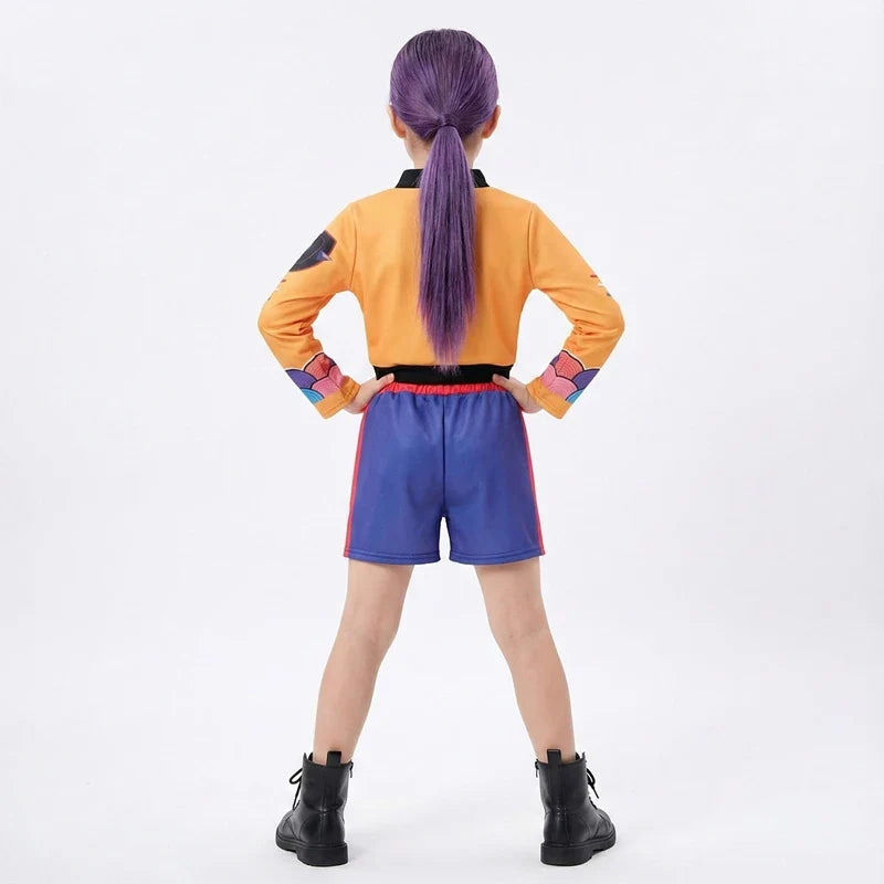 Rumi Girl Anime Cosplay Costume – Dance Performance Outfit