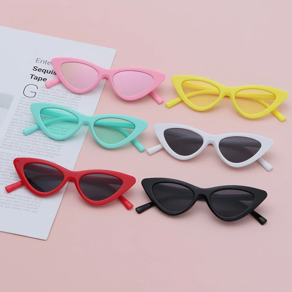 Kids Cat Eye Triangle UV400 Sunglasses for Boys & Girls