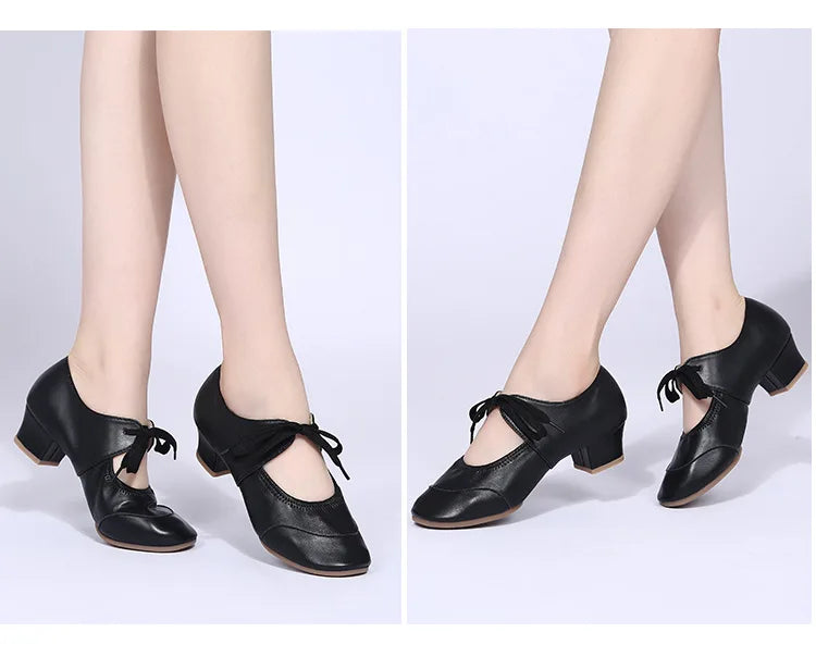 The Stardust Encore Practice Oxford – Leather Latin & Jazz Dance Shoe