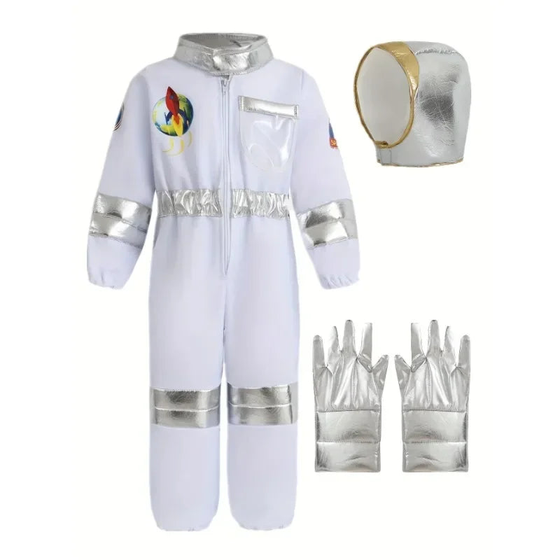 Kids Astronaut Space Suit Costume – Deluxe Space Adventure Outfit