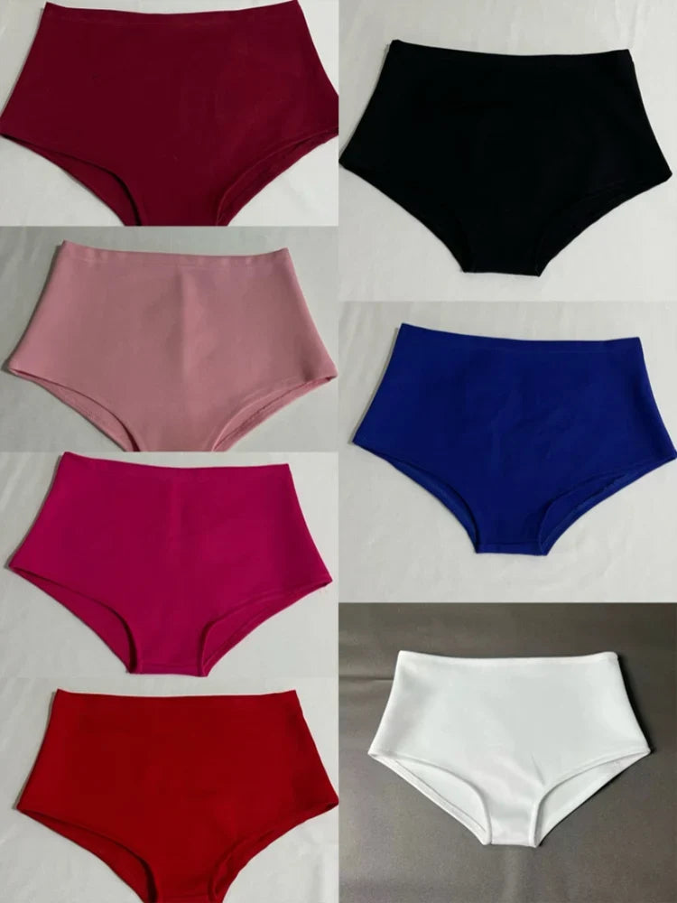 Mid-Rise Bodycon Performance Shorts