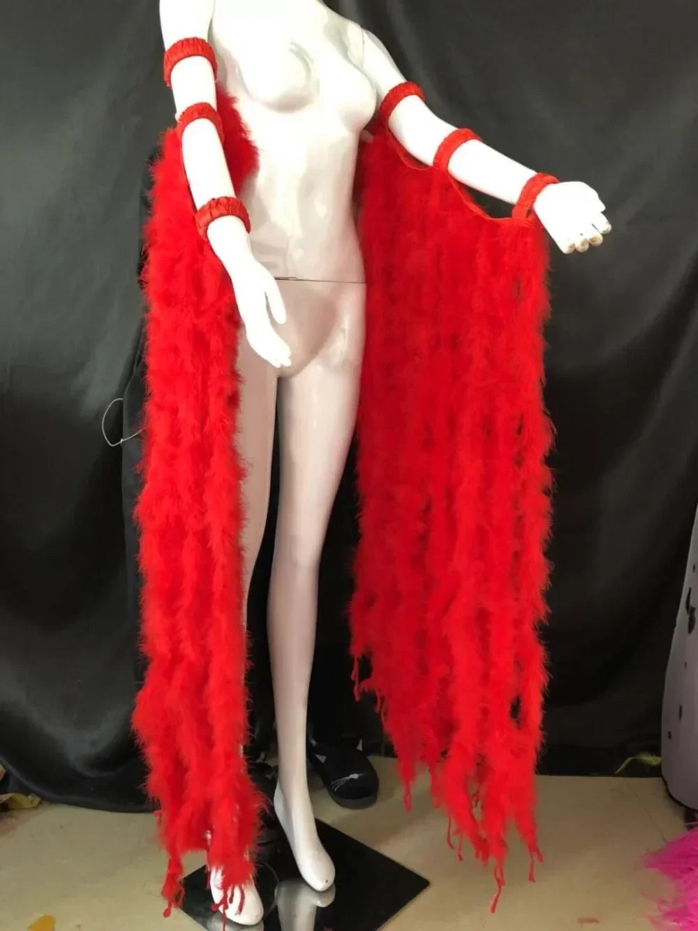 Long Feather Bustle Skirt Costume Accessory
