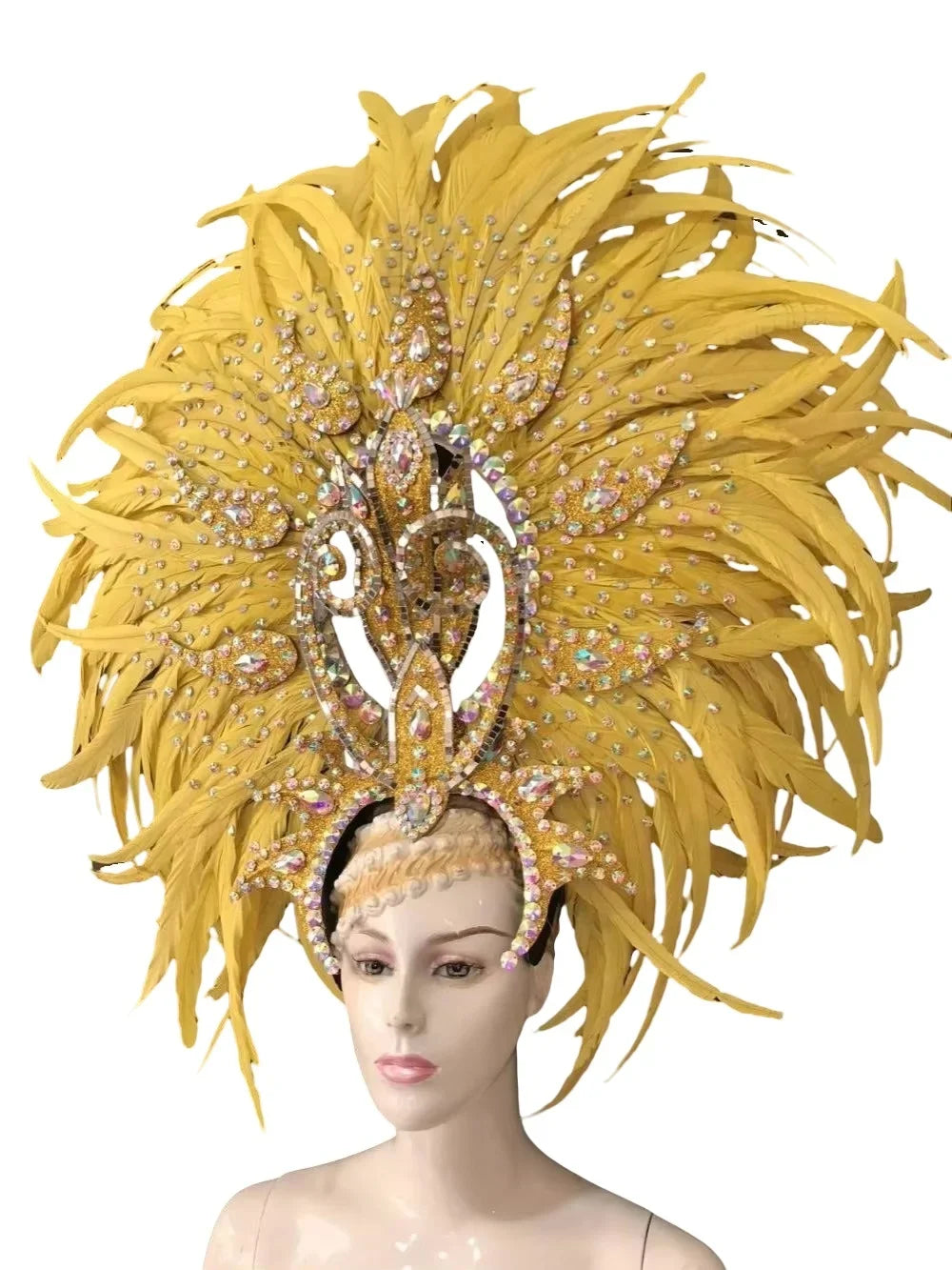 The Stardust Copacabana Feather Crown – Samba Parade Headdress