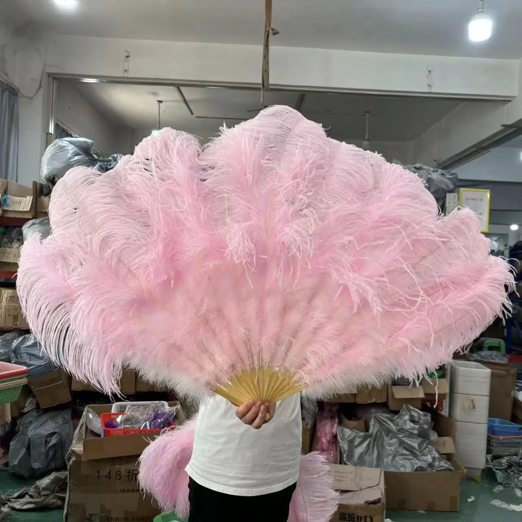 100CM Ostrich Feather Fans