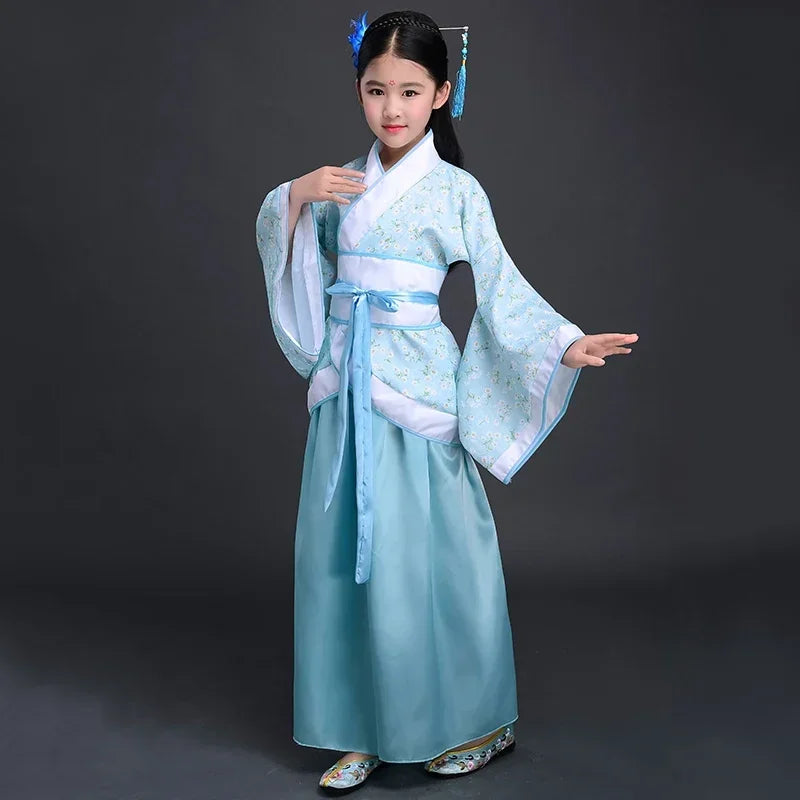 Girls Ancient Chinese Dress Kimono Yukata Costume for Girls