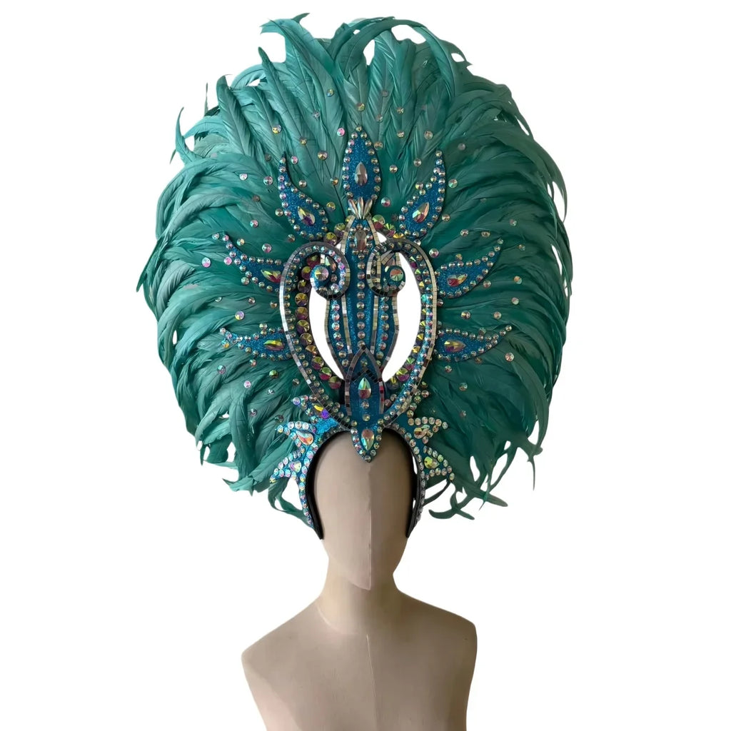 The Stardust Copacabana Feather Crown – Samba Parade Headdress