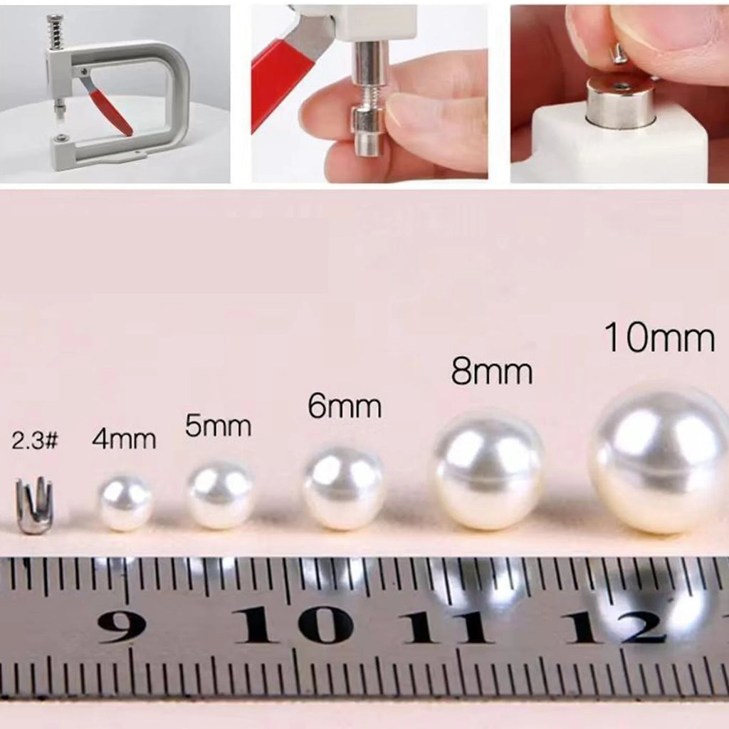 Professional Pearl & Rhinestone Hand-Press Setting Tool Kit