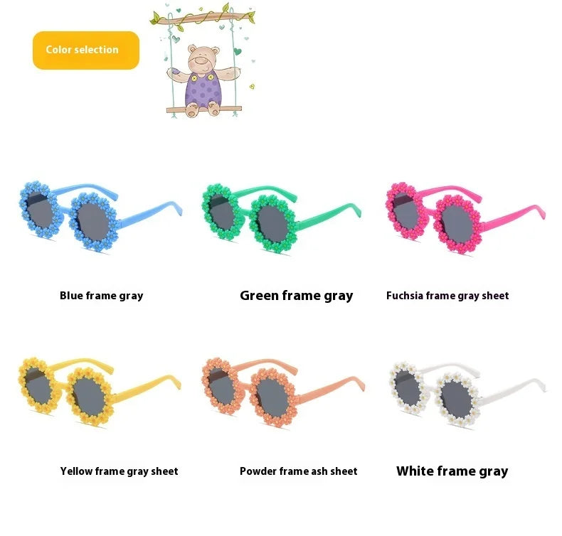 Kids Daisy Flower UV400 Sunglasses for Boys & Girls