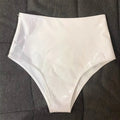 The Stardust Spotlight High-Waist Shorts – Glossy Patent Leather Showgirl Hot Pants