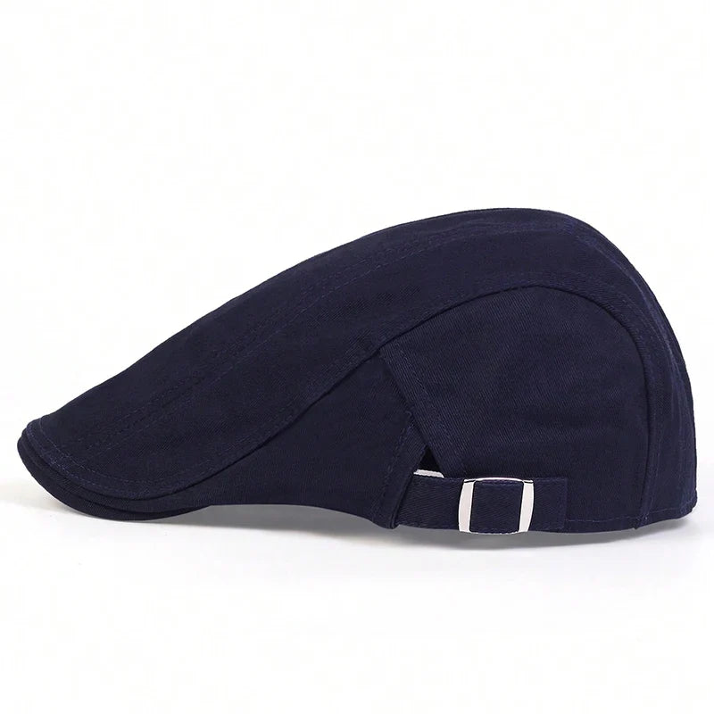 British Newsboy Flat Cap for Casual Vintage Outdoor Style