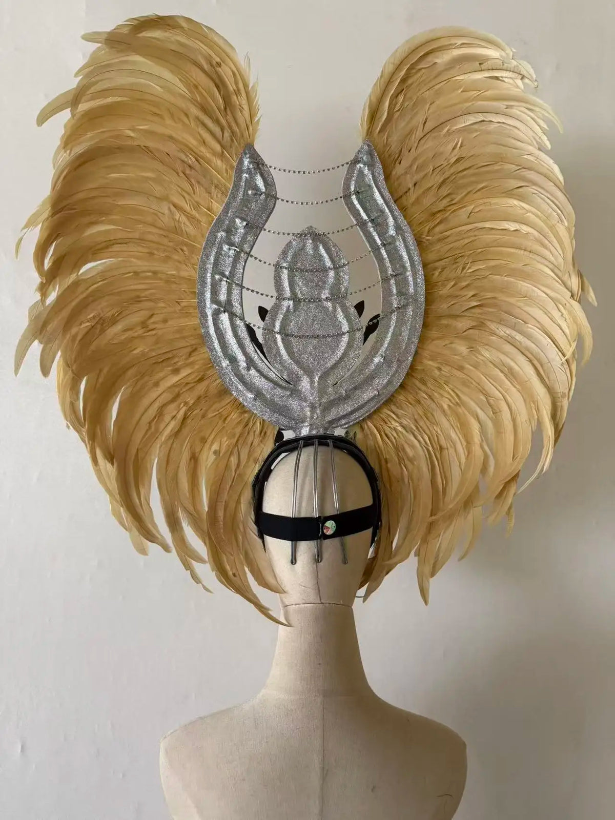 The Stardust Aurora Feather Headdress – Light Purple Cabaret & Carnival Crown