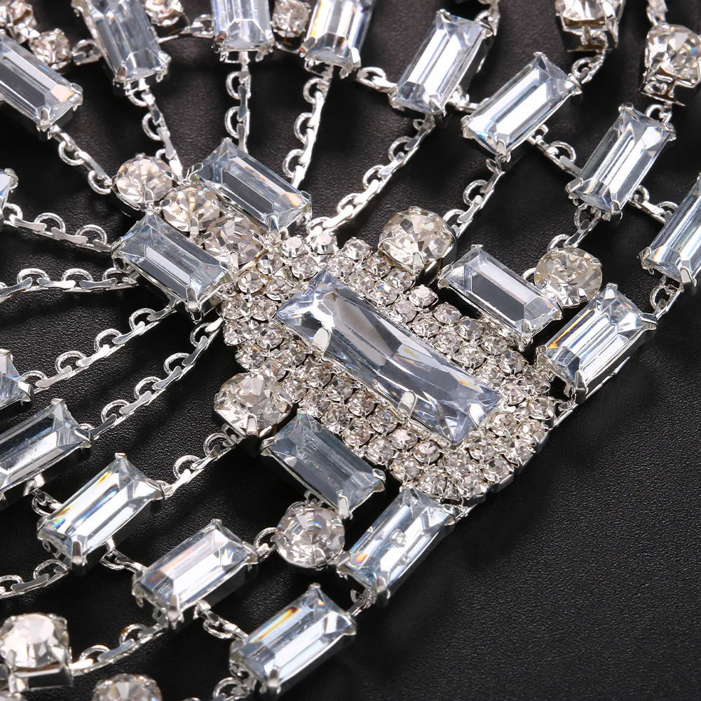 Crystal Hair Chain Headpiece Accessory