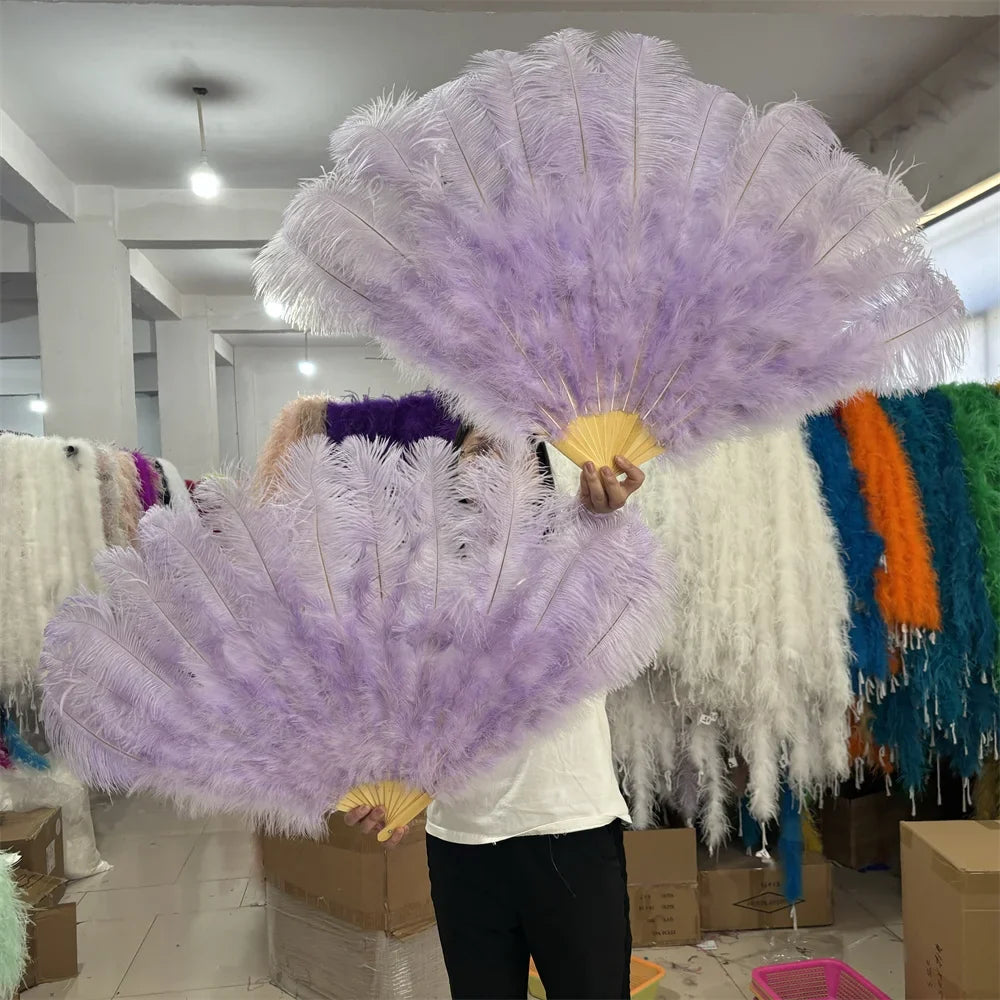130CM Ostrich Feather Fans