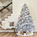 Silver Artificial Fir Christmas Tree