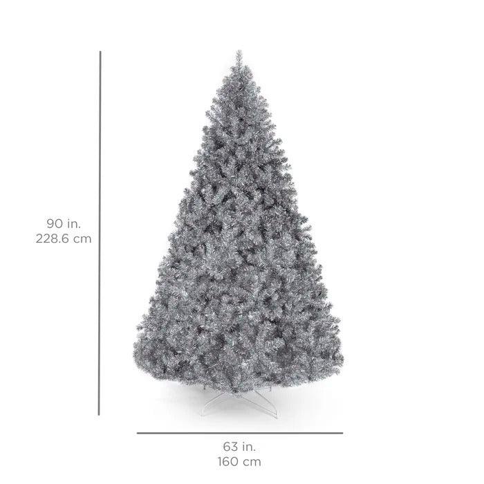 Silver Artificial Fir Christmas Tree