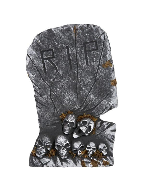 Skulls Weathered Tombstone