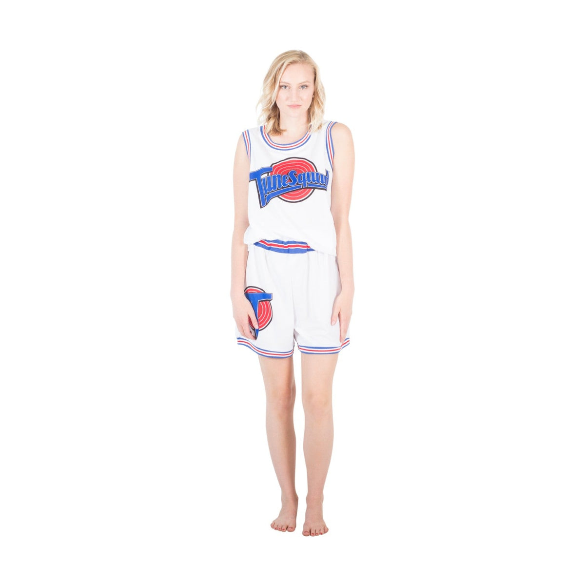 Space Jam Tune Squad White Basketball Shorts