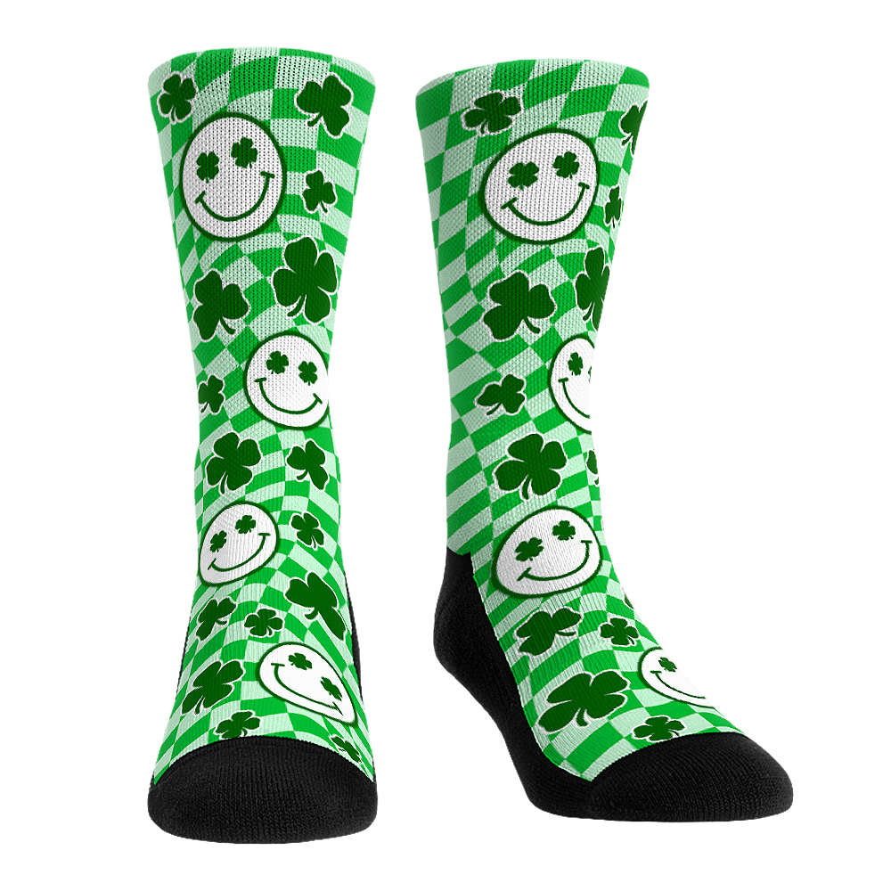 St. Patrick's Day - Checkerboard Smileys