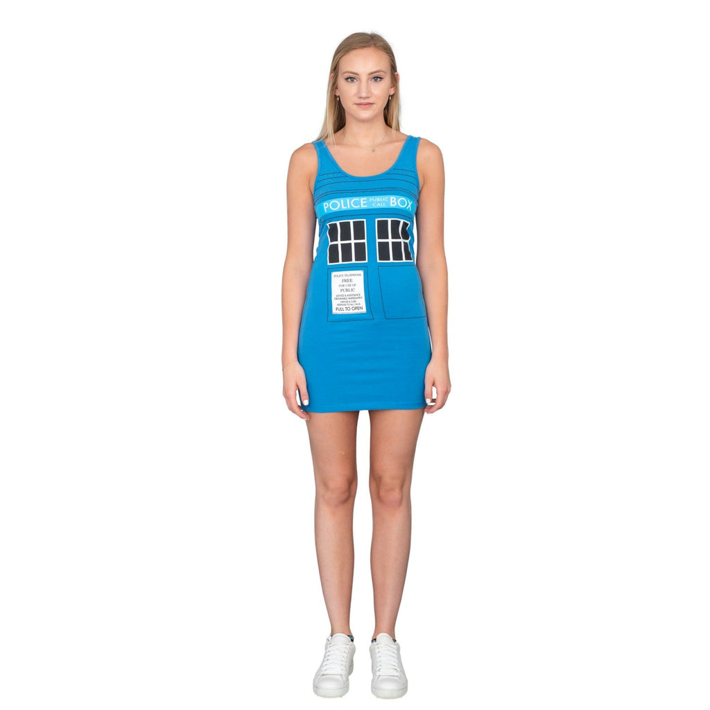 TARDIS Police Box Costume Tank Dress