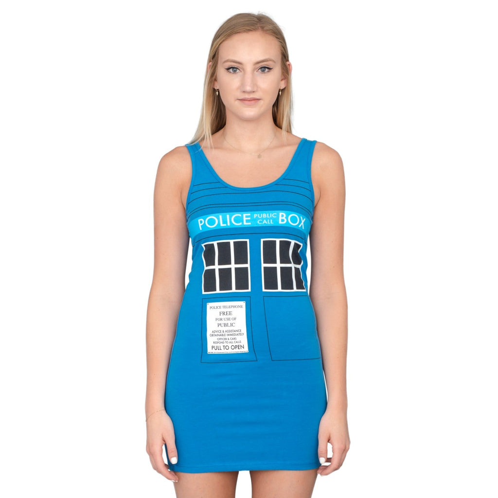 TARDIS Police Box Costume Tank Dress