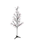 5' Artificial Tree with Purple Lights