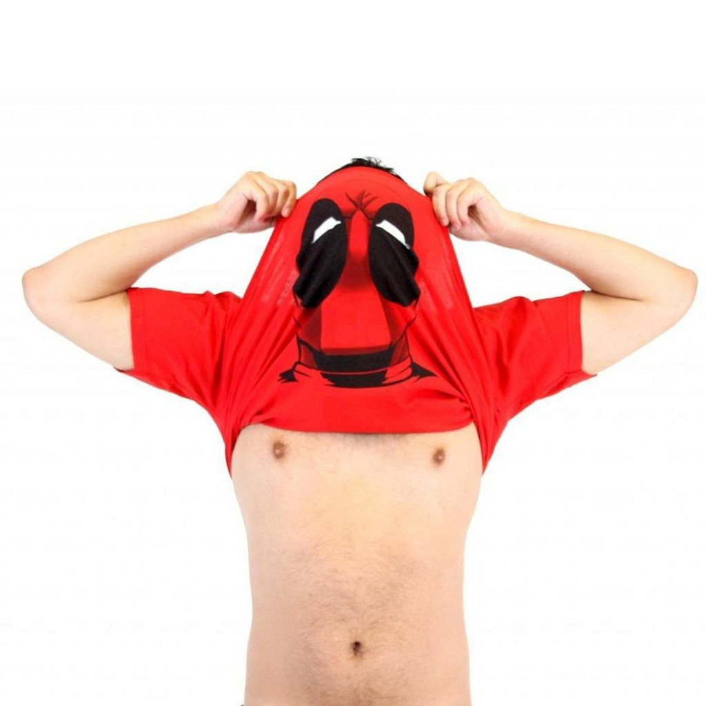 Marvel Deadpool Question Mark Flip T-Shirt