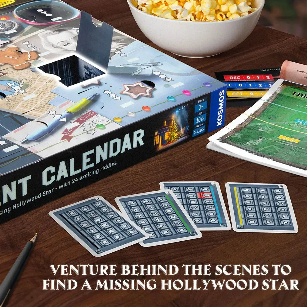 The Missing Hollywood Star Advent Calendar - Exit the Escape Room Game - Kosmos