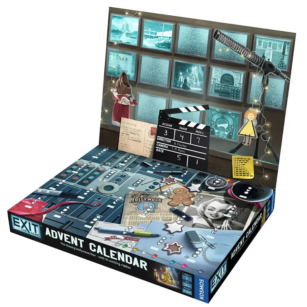 The Missing Hollywood Star Advent Calendar - Exit the Escape Room Game - Kosmos