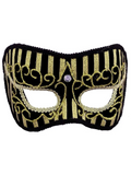 Forum Mardi Gras Costume Masquerade Oriental Half Mask