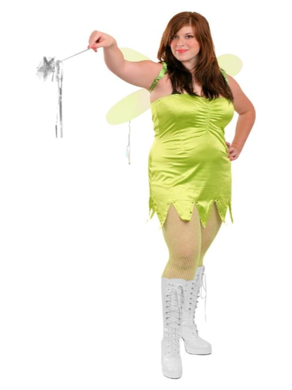 Plus Size Sexy Tinkerbell Fairy Costume Size: Women's Large 8-10