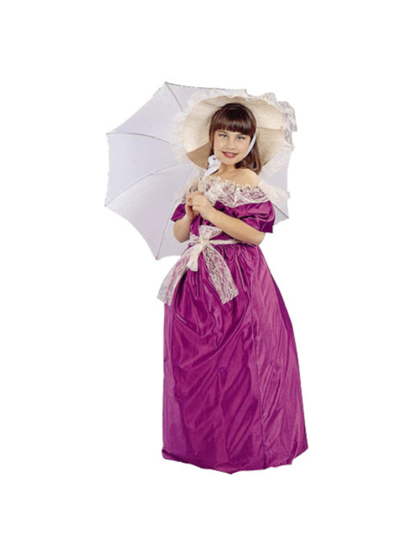 Child's Purple Southern Belle Costume